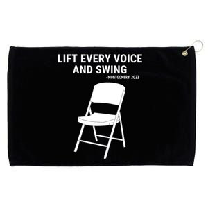 Lift Every Voice And Swing Trending Montgomery White Chair Grommeted Golf Towel