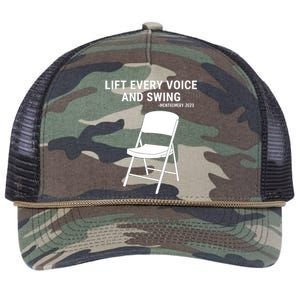 Lift Every Voice And Swing Trending Montgomery White Chair Retro Rope Trucker Hat Cap