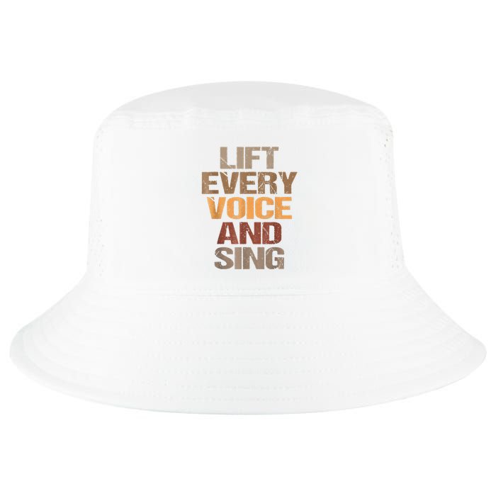 Lift Every Voice And Sing Juneteenth Black History Month Cool Comfort Performance Bucket Hat
