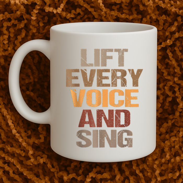 Lift Every Voice And Sing Juneteenth Black History Month Mug