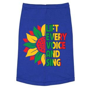 Lift Every Voice And Sing Freedom Day Sunflower Junenth Gift Doggie Tank