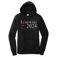 Lebowski Election Vote 2024 Women's Pullover Hoodie