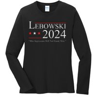 Lebowski Election Vote 2024 Ladies Long Sleeve Shirt