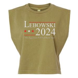 Lebowski Election Vote 2024 Garment-Dyed Women's Muscle Tee