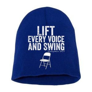 Lift Every Voice And Swing Trending Montgomery White Chair Short Acrylic Beanie