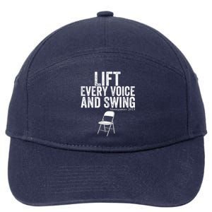 Lift Every Voice And Swing Trending Montgomery White Chair 7-Panel Snapback Hat