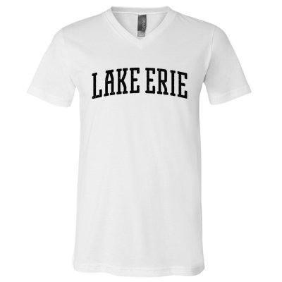 Lake Erie Vintage V-Neck T-Shirt