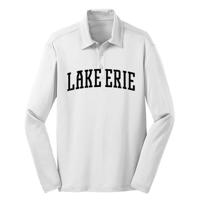 Lake Erie Vintage Silk Touch Performance Long Sleeve Polo