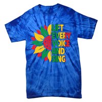 Lift Every Voice And Sing Freedom Day Sunflower Junenth Gift Tie-Dye T-Shirt