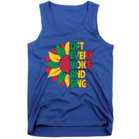 Lift Every Voice And Sing Freedom Day Sunflower Junenth Gift Tank Top