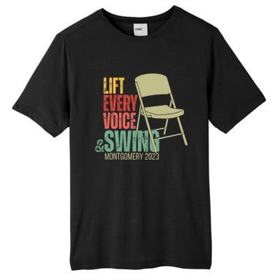 Lift Every Voice And Swing Trending Montgomery White Chair Tall Fusion ChromaSoft Performance T-Shirt