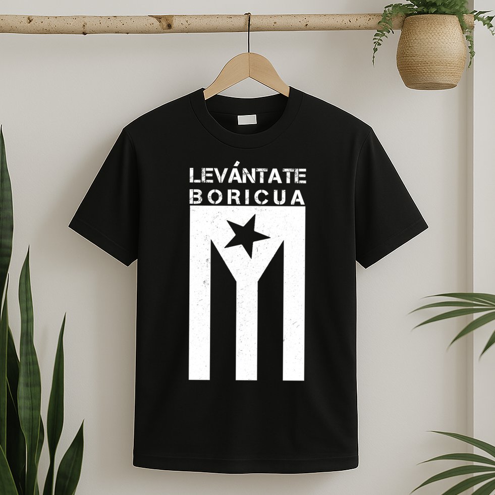 Levantate Boricua Flag Ricky Renuncia T-Shirt