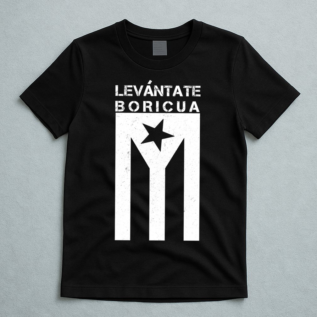 Levantate Boricua Flag Ricky Renuncia T-Shirt