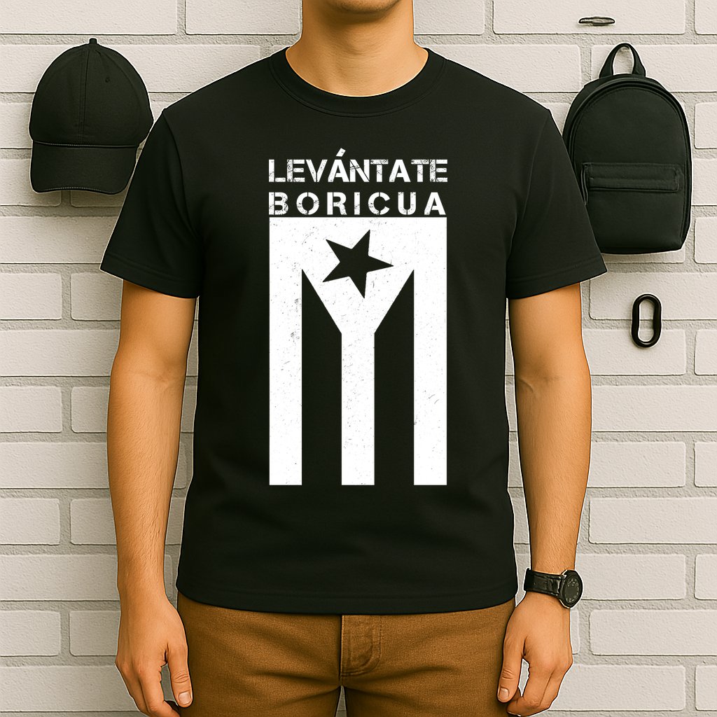 Levantate Boricua Flag Ricky Renuncia T-Shirt