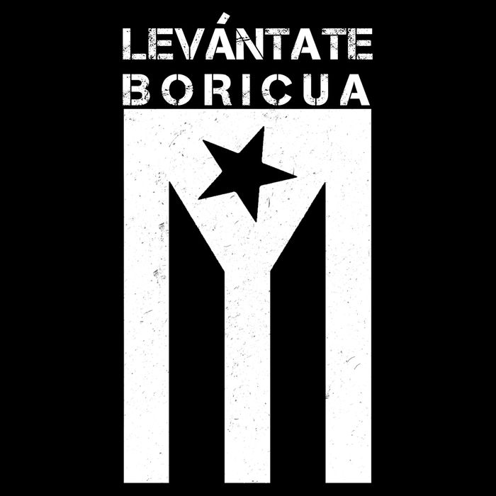 Levantate Boricua Flag Ricky Renuncia Flat Bill Trucker Hat