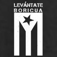 Levantate Boricua Flag Ricky Renuncia Golf Towel