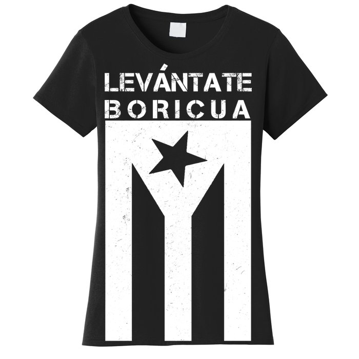 Levantate Boricua Flag Ricky Renuncia Women's T-Shirt