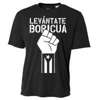 Levantate Boricua Ricky Renuncia Puerto Rico Cooling Performance Crew T-Shirt