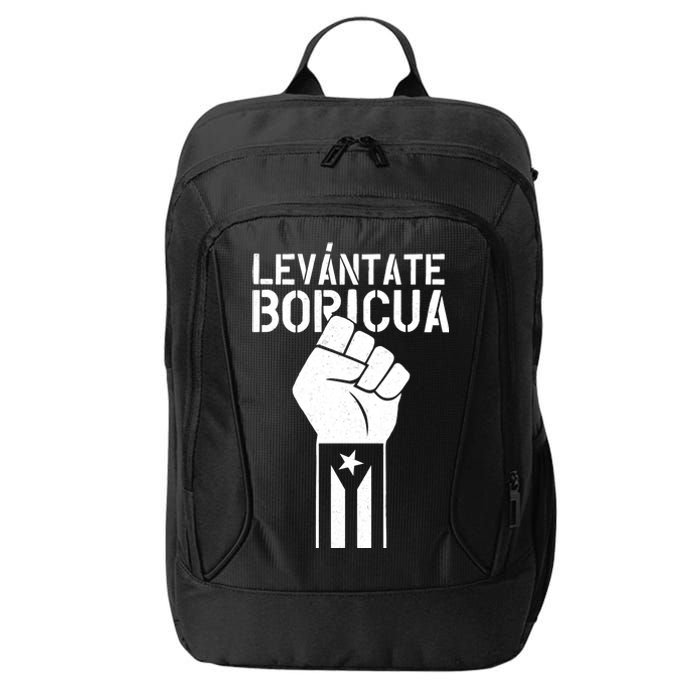 Levantate Boricua Ricky Renuncia Puerto Rico City Backpack