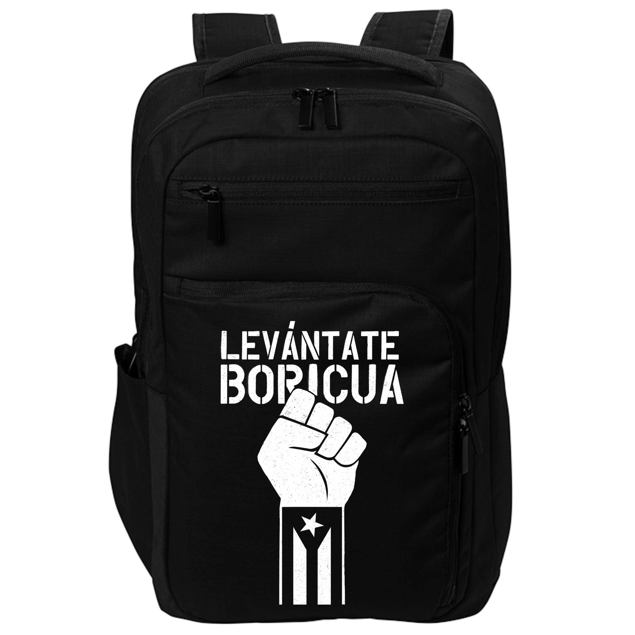 Levantate Boricua Ricky Renuncia Puerto Rico Impact Tech Backpack