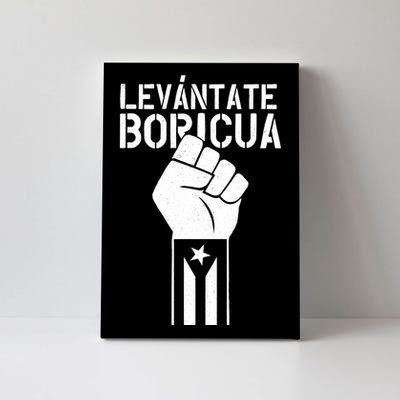 Levantate Boricua Ricky Renuncia Puerto Rico Canvas