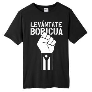 Levantate Boricua Ricky Renuncia Puerto Rico Tall Fusion ChromaSoft Performance T-Shirt