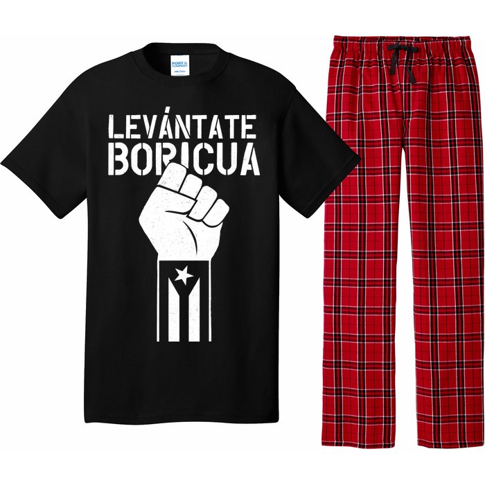 Levantate Boricua Ricky Renuncia Puerto Rico Pajama Set