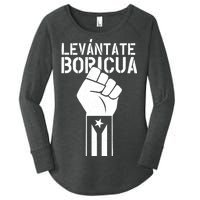 Levantate Boricua Ricky Renuncia Puerto Rico Women's Perfect Tri Tunic Long Sleeve Shirt