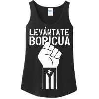 Levantate Boricua Ricky Renuncia Puerto Rico Ladies Essential Tank