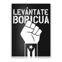 Levantate Boricua Ricky Renuncia Puerto Rico Poster