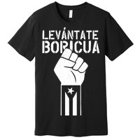 Levantate Boricua Ricky Renuncia Puerto Rico Premium T-Shirt