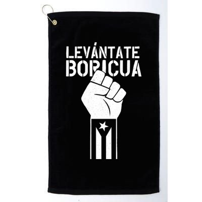 Levantate Boricua Ricky Renuncia Puerto Rico Golf Towel