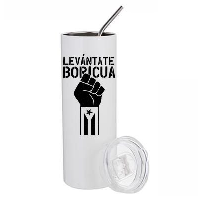 Levantate Boricua Ricky Renuncia Puerto Rico Stainless Steel Tumbler