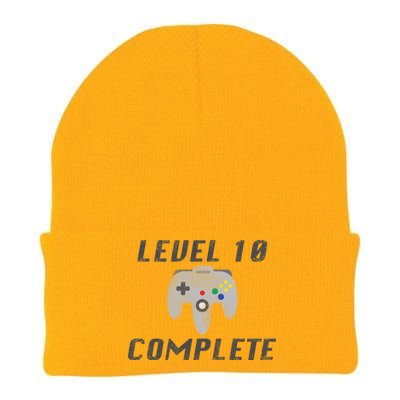 Level 10 Complete 10th Birthday Knit Cap Winter Beanie