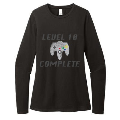 Level 10 Complete 10th Birthday Womens CVC Long Sleeve Shirt