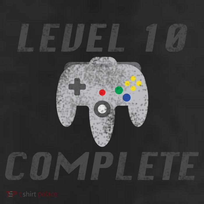 Level 10 Complete 10th Birthday Trucker Hat