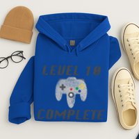 Level 10 Complete 10th Birthday Hoodie