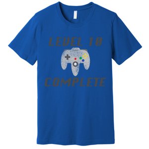 Level 10 Complete 10th Birthday Premium T-Shirt