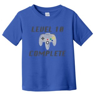 Level 10 Complete 10th Birthday Toddler T-Shirt