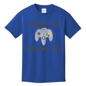 Level 10 Complete 10th Birthday Kids T-Shirt