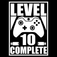 Level 10 Complete Video Gamer 10th Birthday Cooling Performance Crew T-Shirt