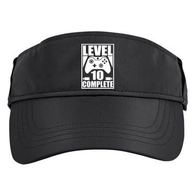 Level 10 Complete Video Gamer 10th Birthday Adult Drive Performance Visor