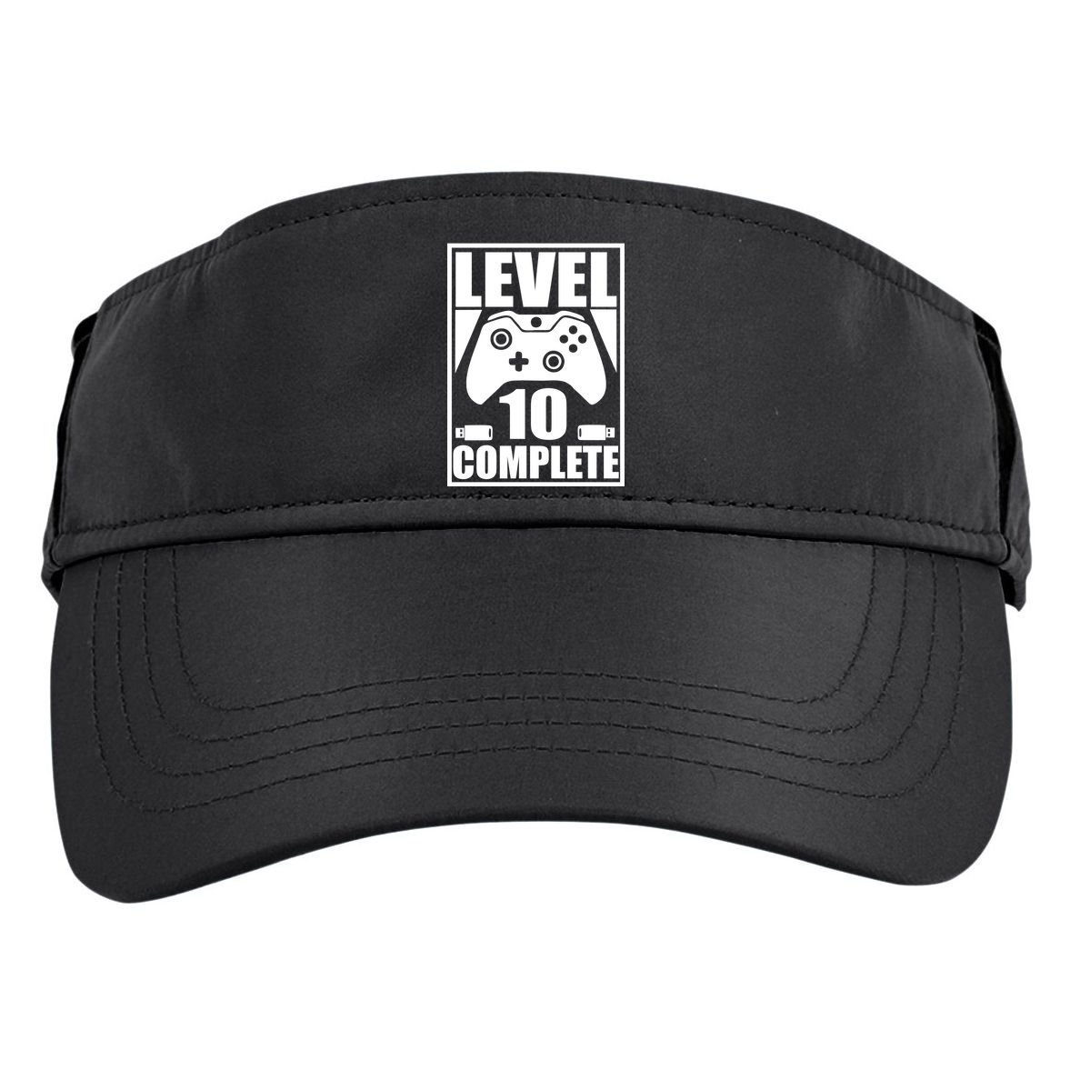 Level 10 Complete Video Gamer 10th Birthday Adult Drive Performance Visor