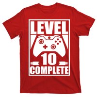 Level 10 Complete Video Gamer 10th Birthday T-Shirt