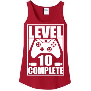 Level 10 Complete Video Gamer 10th Birthday Ladies Essential Tank