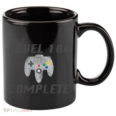 Level 100 Complete 100th Birthday 11oz C Handle Ceramic Mug