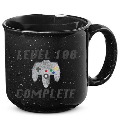 Level 100 Complete 100th Birthday 15oz Campfire Ceramic Mug