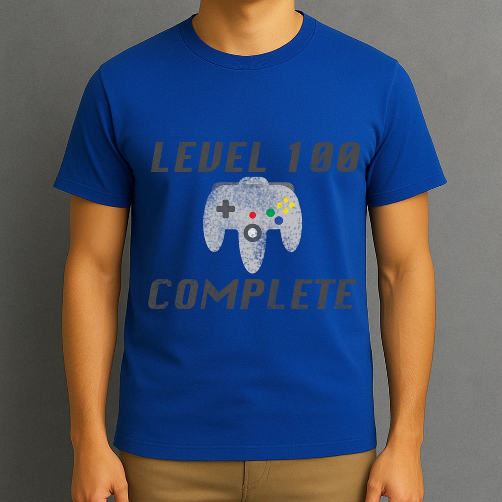 Level 100 Complete 100th Birthday T-Shirt