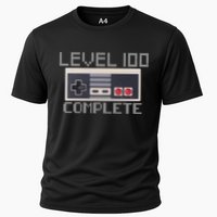 Level 100 Complete Retro Gamer 100th Birthday Cooling Performance Crew T-Shirt