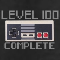 Level 100 Complete Retro Gamer 100th Birthday Adult Drive Performance Visor